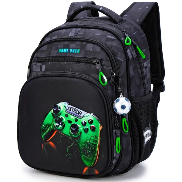 mochila negra gamer