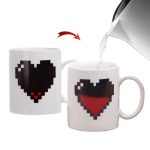 taza termocromica corazon